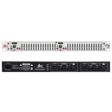 Ecualizador Dbx Stereo 15 Bandas X Canal, 215s